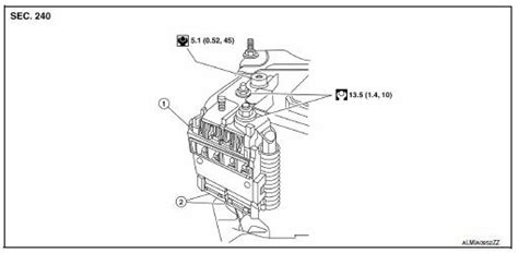 Nissan Sentra Service Manual: Battery terminal with 